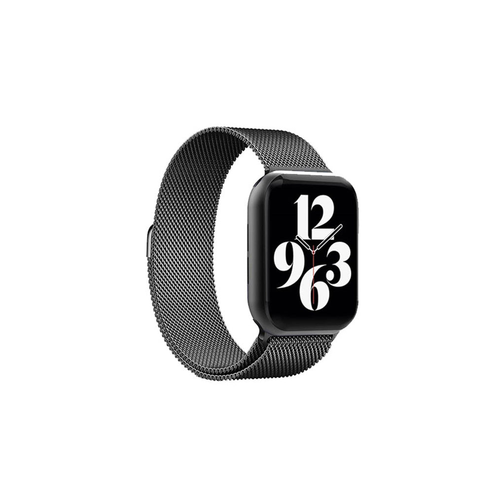 Puro Apple Watch Milanese Stainless Steel Band 42/44/45 mm- Black