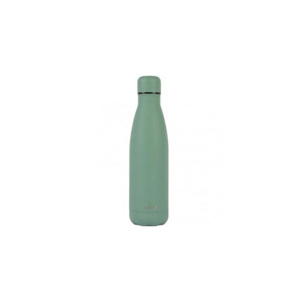 Puro Icon Fluo Stainless Steel Bottle 500ml - Dark Green
