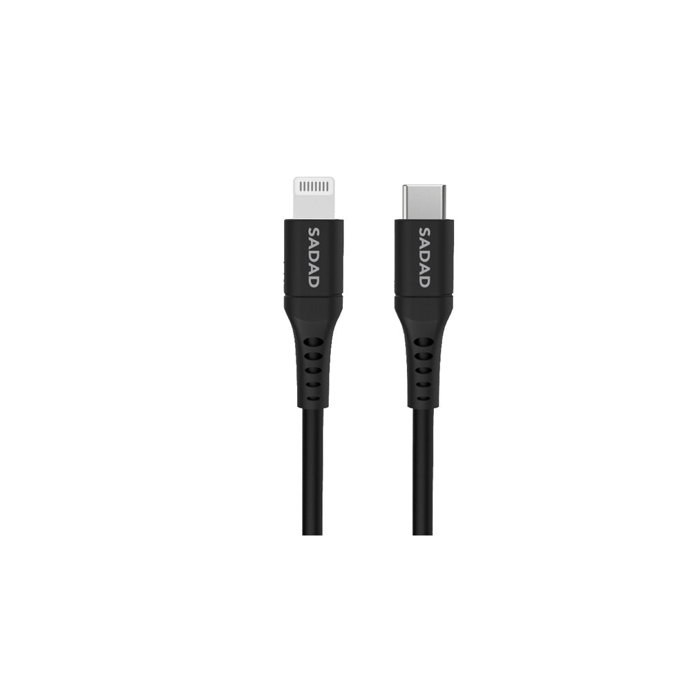 Sadad USB C to Lightning 1m- Black