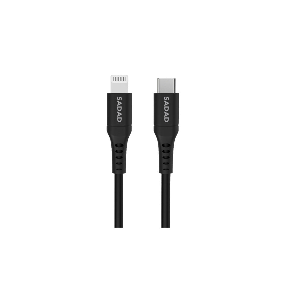 Sadad USB C to Lightning Cable Black- 2m