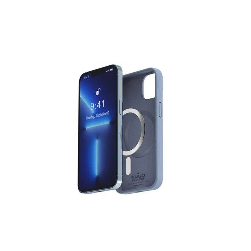 PURO iPhone 14 Plus ICON MagSafe Case - Sierra Blue