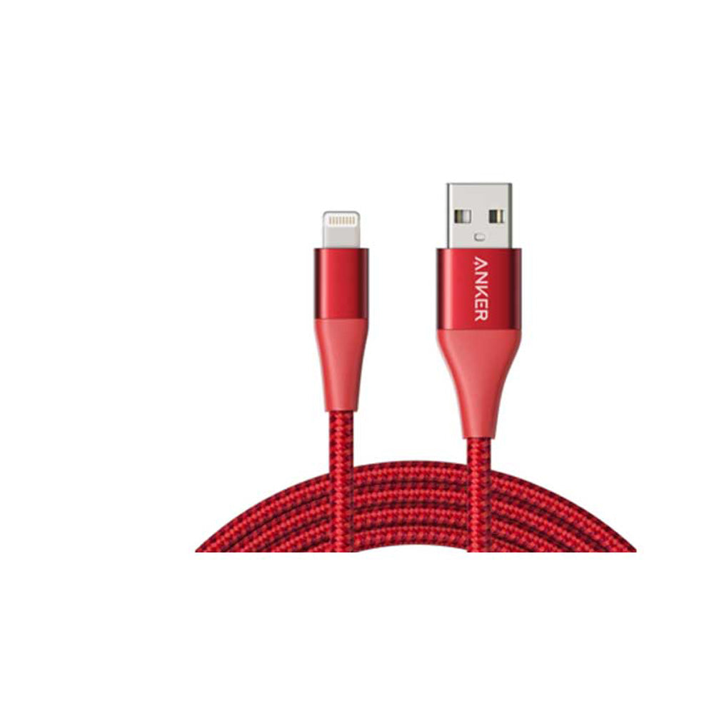 Anker Cable Lighting + II Power Line 3m C89 - Red