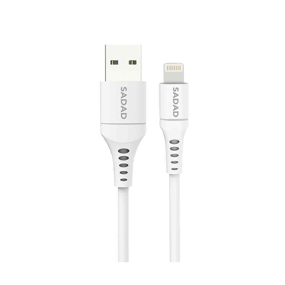 Sadad USB A to Lightning Cable White -1m