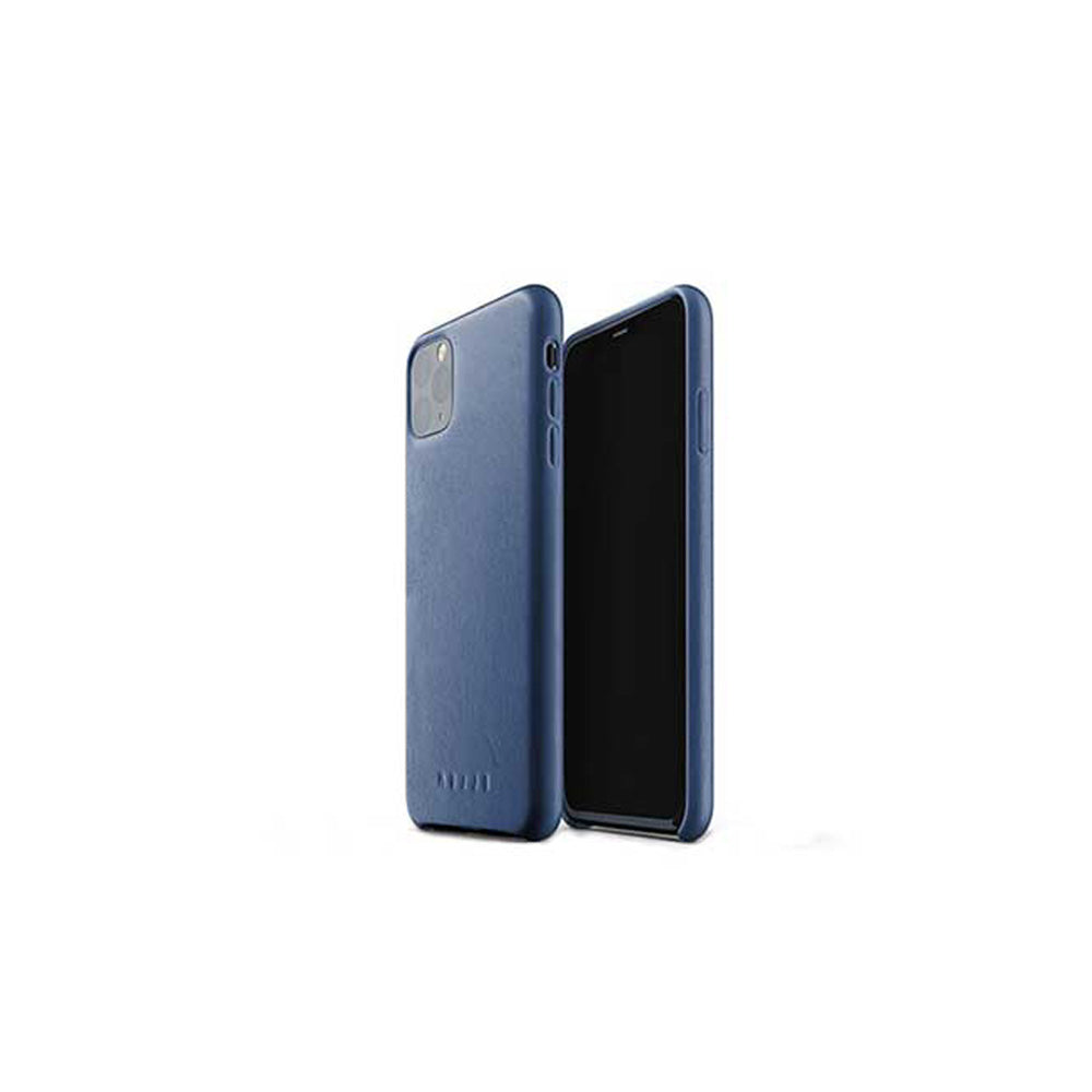 Mujjo iPhone 11 Pro  Full Leather Case - Blue