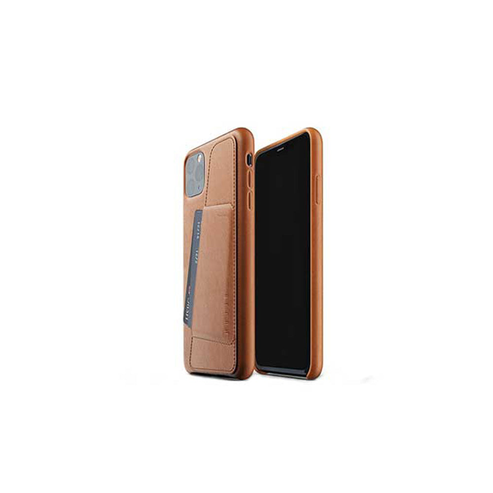 Mujjo iPhone 11 Pro Max Full Leather Wallet Case for  - Tan