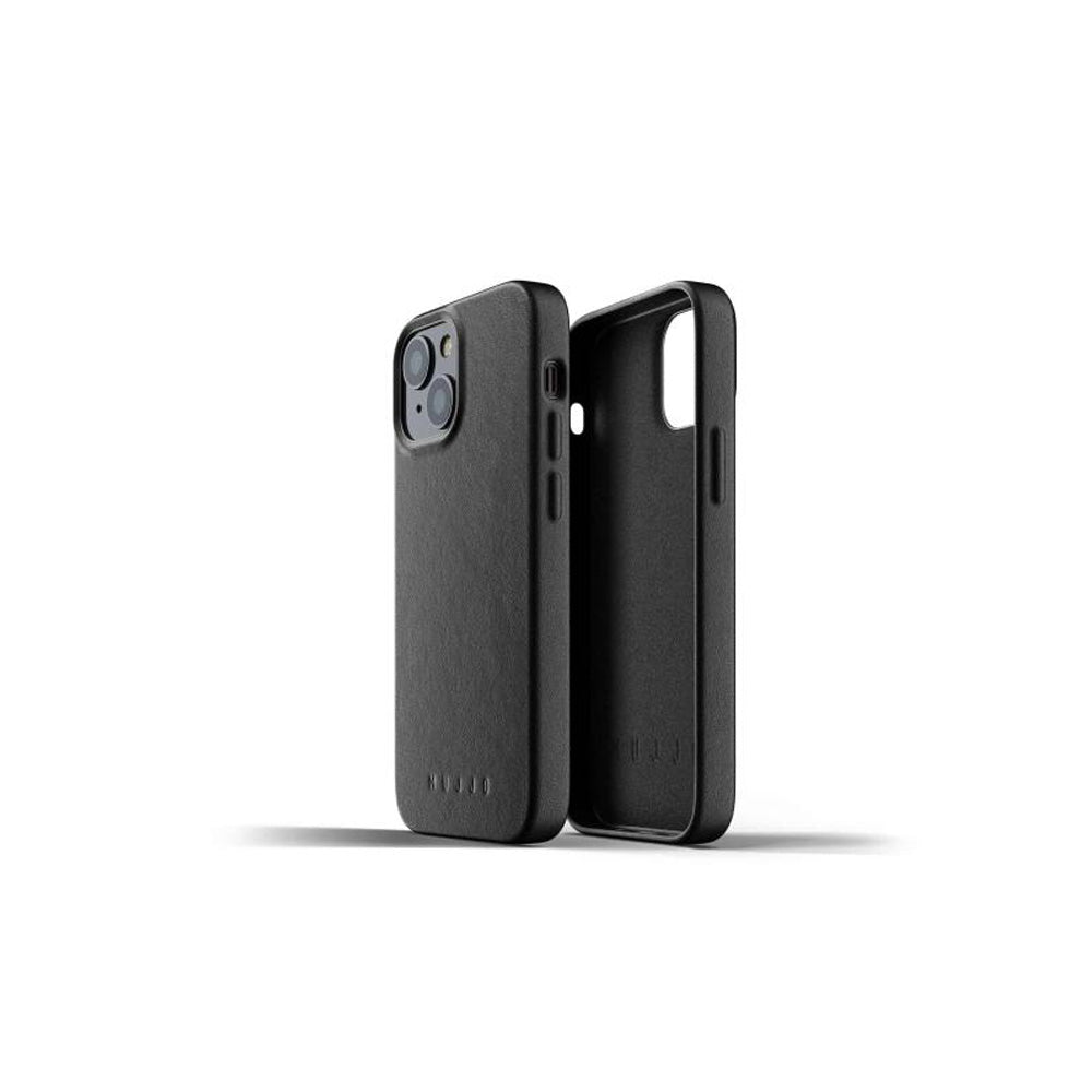 Mujjo iPhone 13 mini Full Leather Case   - Black