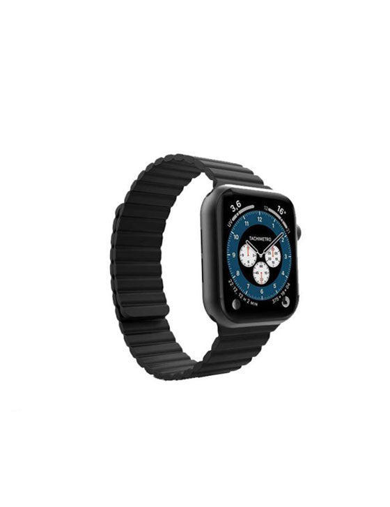 Puro Apple Watch Icon Link Magnetic Silicone 42/44/45 mm -Black