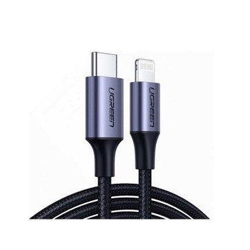 Ugreen LIGHTNING TO TYPE - C (2.0) CABLE PD FAST CHARGING BLACK 1M