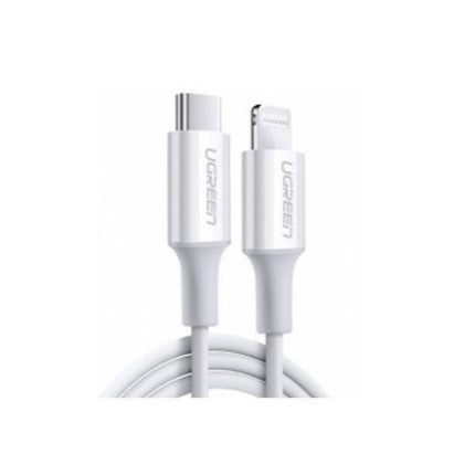 Ugreen USB-C to Lightning Cable M/M Nickel Plating Aluminium 1.5M (White)